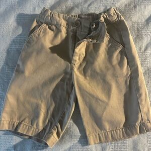 Cat & Jack Boys Khaki Flat Front Shorts